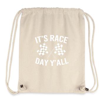 Drag Race - Stanley/Stella recycelter Gym Bag - Naturweiß - Vorne