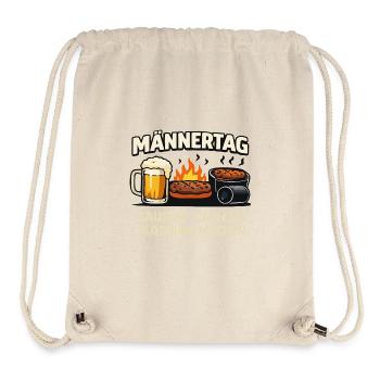 MännerTag Grillgaudi Design - Stanley/Stella recycelter Gym Bag - Naturweiß - Vorne