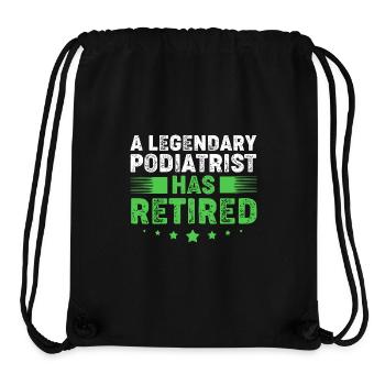 Podiatrist Foot Care Podiatry Pedicure - Stanley/Stella Recycled Gym Bag - black - Front