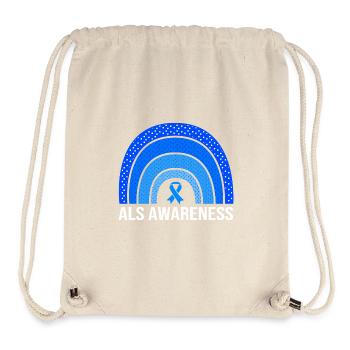 ALS Nervenkrankheit - Stanley/Stella recycelter Gym Bag - Naturweiß - Vorne