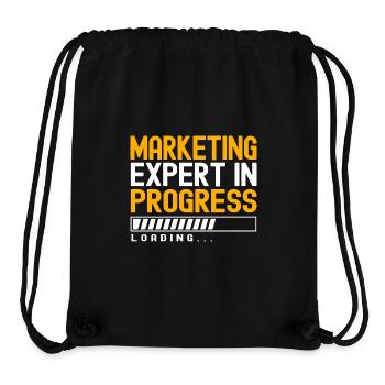 Marketing Manager Experte - Stanley/Stella recycelter Gym Bag - Schwarz - Vorne