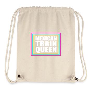 Domino Mexican Train - Stanley/Stella recycelter Gym Bag - Naturweiß - Vorne