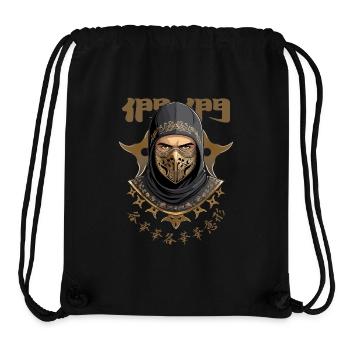 Ninja Samurai Warrior - Stanley/Stella Recycled Gym Bag - black - Front