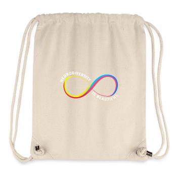 Autismus Gehirn Autist Asperger Neurodiversity - Stanley/Stella recycelter Gym Bag - Naturweiß - Vorne