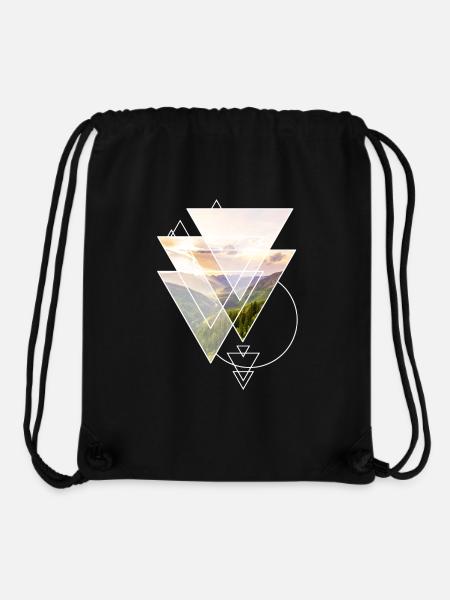 Geoberge - Stanley/Stella recycelter Gym Bag - Schwarz
