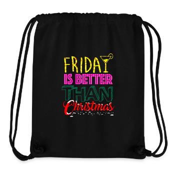 Friday shirt - Stanley/Stella Recycled Gym Bag - black - Front