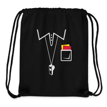 Schiedsrichter Trikot - Fußball - Stanley/Stella recycelter Gym Bag - Schwarz - Vorne