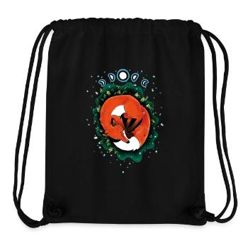 Goodnight fox - Stanley/Stella Recycled Gym Bag - black - Front