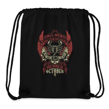 All Men Are Created Equal But Only The Best Are B - Stanley/Stella Recycled Gym Bag - black - Front