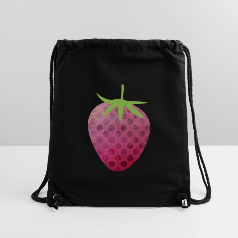 Strawberry Spring Pattern Fruit Spring Pink Fruit Stanley/Stella Recycled Gym Bag