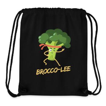 Brocco-Lee - gesunder Kampfsport - Stanley/Stella recycelter Gym Bag - Schwarz - Vorne
