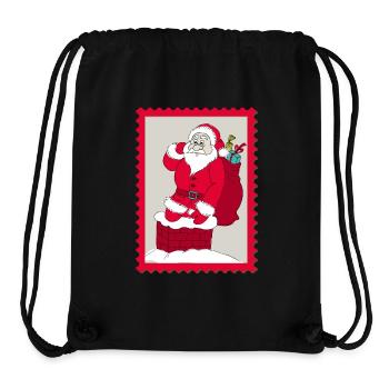 Christmas father, Christmas, Santa Claus - Stanley/Stella Recycled Gym Bag - black - Front