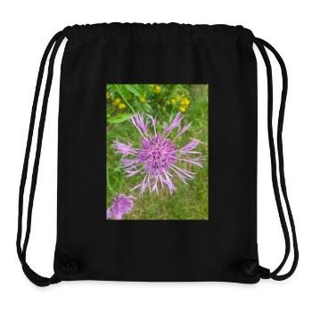 Großes Flockenkraut auch Centaurea Centaurea scabiosa - Stanley/Stella recycelter Gym Bag - Schwarz - Vorne