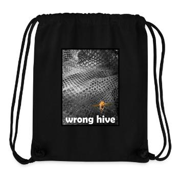 Wrong Hive - Stanley/Stella Recycled Gym Bag - black - Front
