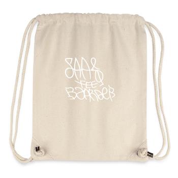 Saas Fee Boarder - Stanley/Stella Recycled Gym Bag - natural - Front