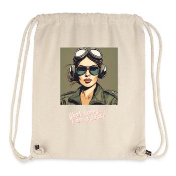 Yeah Honey... - Stanley/Stella recycelter Gym Bag - Naturweiß - Vorne