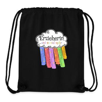 Erzieherin und so viel mehr - Stanley/Stella recycelter Gym Bag - Schwarz - Vorne