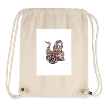 Snake - Stanley/Stella Recycled Gym Bag - natural - Front