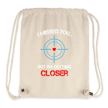 I Missed You Sniper - Stanley/Stella Recycled Gym Bag - natural - Front