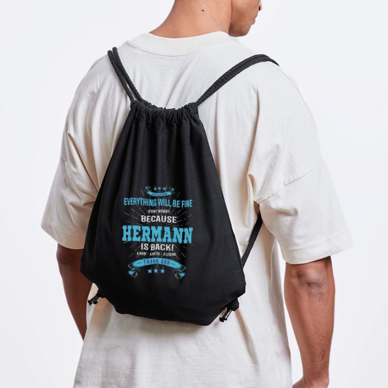 Everything will be fine Hermann Is back Stanley/Stella recycelter Gym Bag