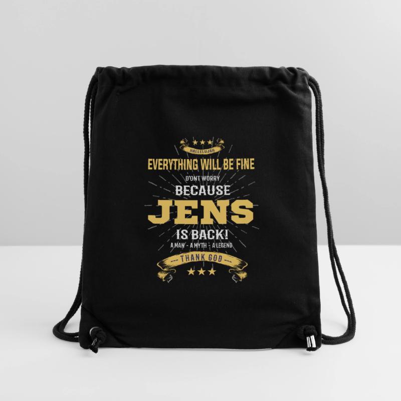 Everything will be fine Jens Is back Stanley/Stella Recycled Gym Bag