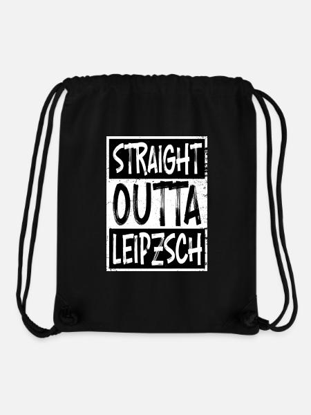 Straight Outta Leipzsch - Stanley/Stella recycelter Gym Bag - Schwarz