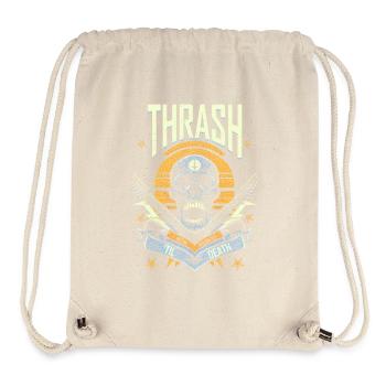 Thrash Til Death Rétro Momie Metal Design - Sac à cordon recyclé Stanley/Stella - blanc naturel - Devant