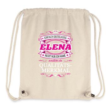 Qualitätsmerkmal Elena einfach Erstklassig Outfit - Stanley/Stella recycelter Gym Bag - Naturweiß - Vorne
