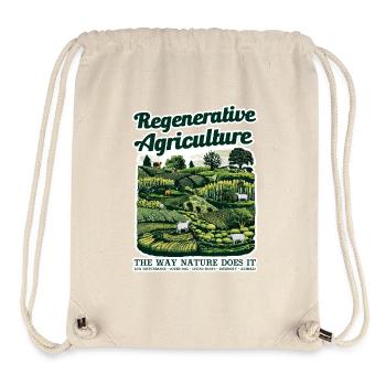 Regenerative Agriculture - The Way Nature Does It - Stanley/Stella Recycled Gym Bag - natural - Front