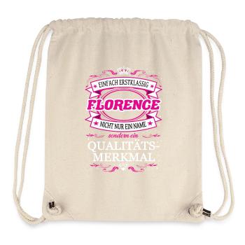 Caractéristique de qualité Florence tout simplement de première classe - Sac à cordon recyclé Stanley/Stella - blanc naturel - Devant