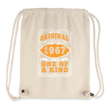 Vintage Born in 1967 made in 1967 58 years old. Art_20 - Stanley/Stella Recycled Gym Bag - natural - Front