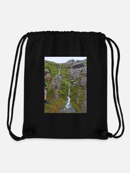 Waterfall - Stanley/Stella Recycled Gym Bag - black