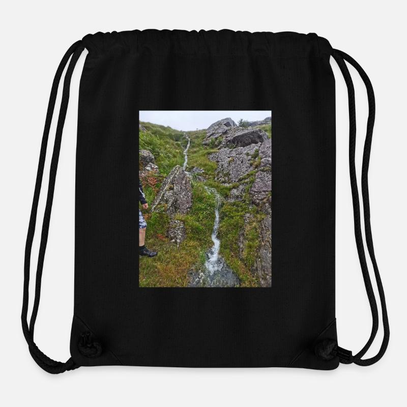 Waterfall - Stanley/Stella Recycled Gym Bag - black