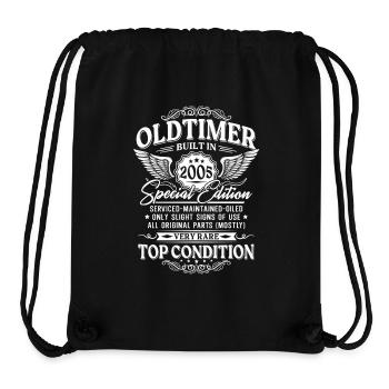 Oldtimer Baujahr 2005 Jahrgang Geburtstag Geschenk - Stanley/Stella recycelter Gym Bag - Schwarz - Vorne