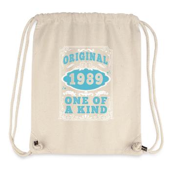 Original 1989 Vintage Retro. Geburtstag T-Shirt 2 - Stanley/Stella recycelter Gym Bag - Naturweiß - Vorne