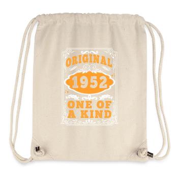 Vintage Born in 1952 made in 1952 73 years old. Art_20 - Stanley/Stella Recycled Gym Bag - natural - Front