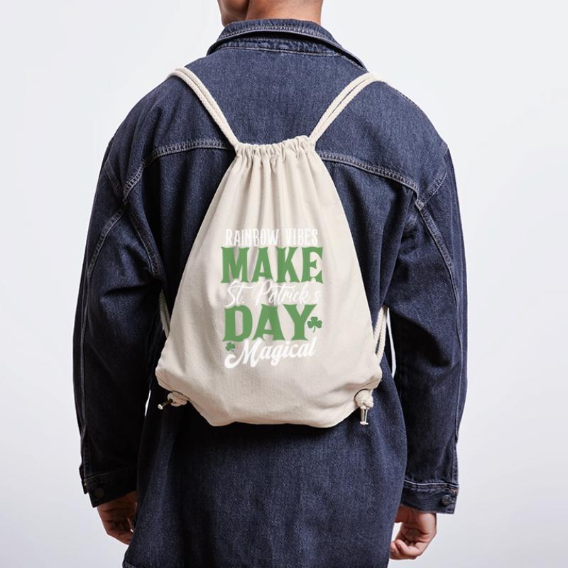 Regenbogen-Vibes machen den St. Patricks Day magisch Stanley/Stella recycelter Gym Bag