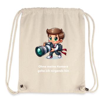 Hobby Photographer - Stanley/Stella Recycled Gym Bag - natural - Front