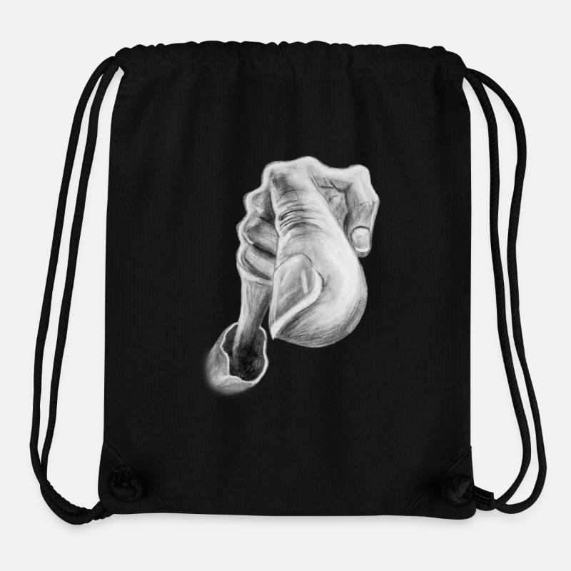 VOUS!!!! - Sac à cordon recyclé Stanley/Stella - noir