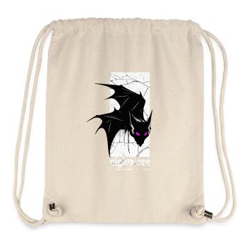 Nightmare Bat – Gothic Horror Vampir Kreatur Kunst - Stanley/Stella recycelter Gym Bag - Naturweiß - Vorne