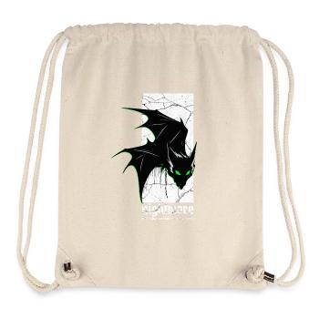 Nightmare Bat – Gothic Horror Vampir Kreatur Kunst - Stanley/Stella recycelter Gym Bag - Naturweiß - Vorne