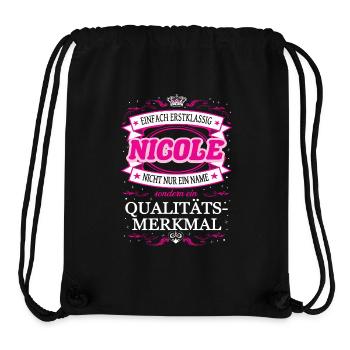 Quality feature Nicole simply first-class - Stanley/Stella Recycled Gym Bag - black - Front