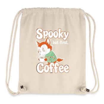 Kuschelfuchs mit Kaffee-Motiv - Stanley/Stella recycelter Gym Bag - Naturweiß - Vorne