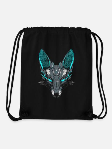 Mecha Fox - Stanley/Stella Recycled Gym Bag - black