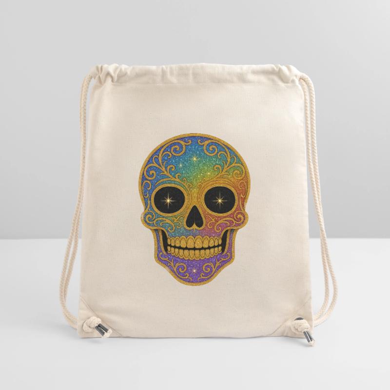 Rainbow Skull Design Stanley/Stella Recycled Gym Bag