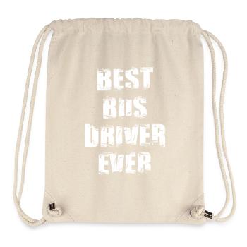 Best Bus Driver Ever - Stanley/Stella recycelter Gym Bag - Naturweiß - Vorne