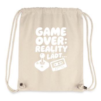 Game Over Reality - Stanley/Stella recycelter Gym Bag - Naturweiß - Vorne
