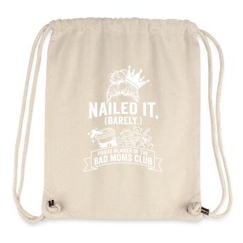 Bad Moms Club : Pas tout à fait parfait - Sac à cordon recyclé Stanley/Stella - blanc naturel - Devant