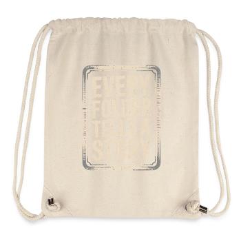 Jeder Ordner erzählt eine Geschichte - Stanley/Stella recycelter Gym Bag - Naturweiß - Vorne