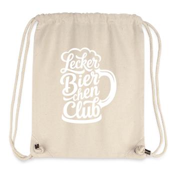 Lecker Bierchen Club - Stanley/Stella recycelter Gym Bag - Naturweiß - Vorne